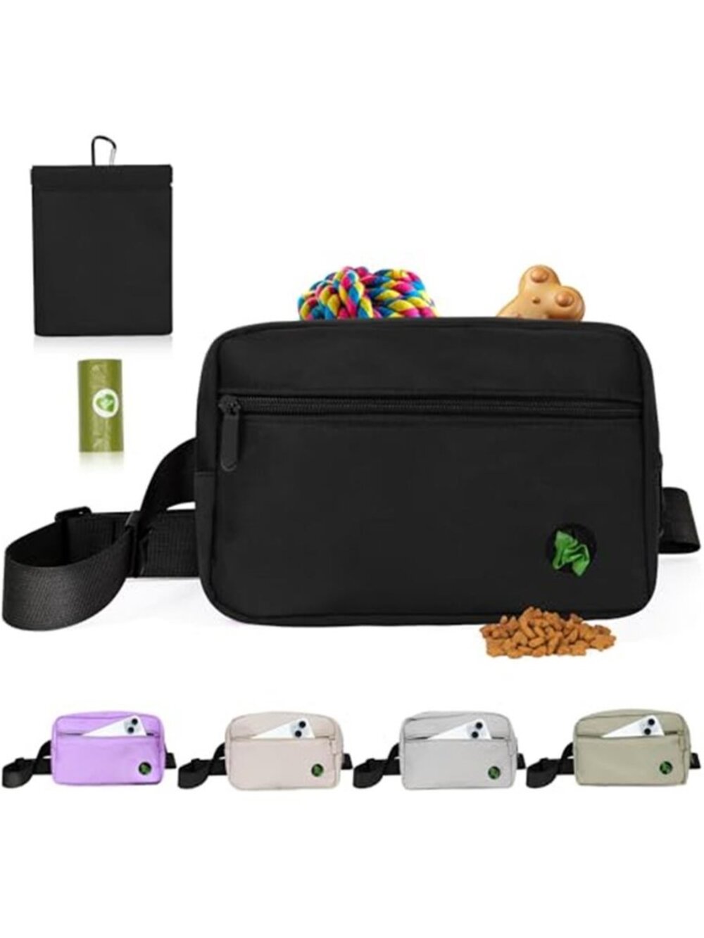 Dog Treat Pouches for Pet Training Treat Bag Dog Walking Fanny Pack with